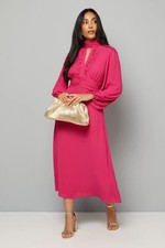Wallis Raspberry Fit & Flare