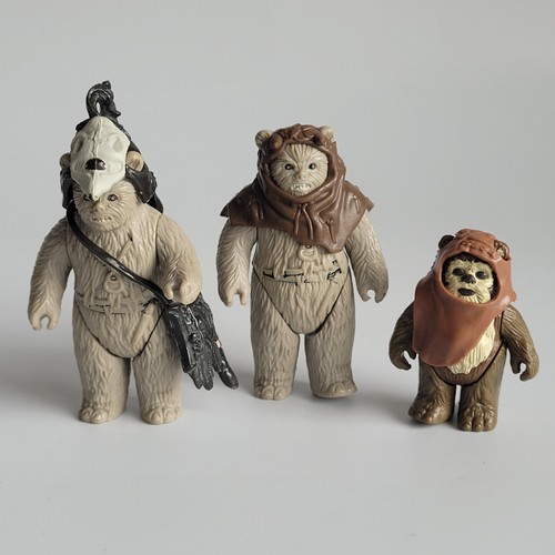 Vintage ewok toy figures 1983 - vintage,
