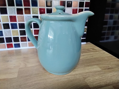 Denby green pint lidded jug - denby,