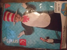 Smiffys Dr Seuss Cat in the Hat Costume Age 7-9