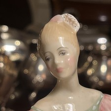 Royal Doulton 1966 Figurine England Sculpture 2234 Michele Dancing Victorian VTG