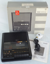Vintage ITT NOKIA SL-837 AV Stereo Recorder Cassette Recorder Instructions Boxed