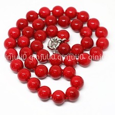 Beautiful red coral - 8mm, round