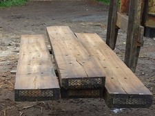 Halved Oak second hand sleepers £40 2.6 m 75x225 Chessington Surrey