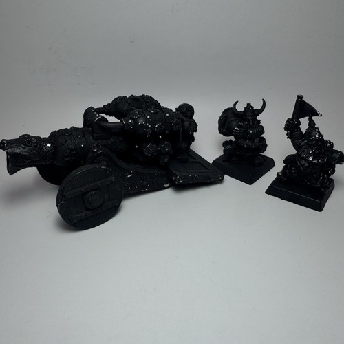 Dwarf flame cannon with crew - dwarf,