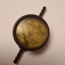 Vintage Brass Pressure Gauge, 2" Diameter, 0-150 LBS/In²