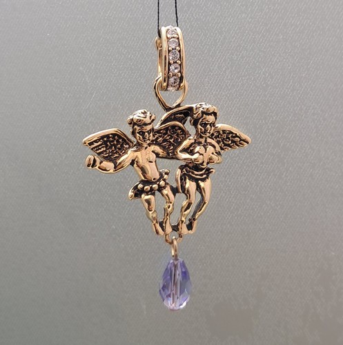 Kirks folly gold plated cherub - folly,