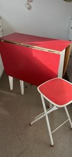 vintage formica drop leaf table / dining table
