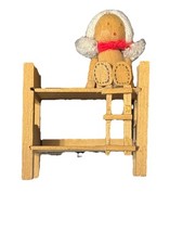 Vintage Wooden Dollhouse Doll