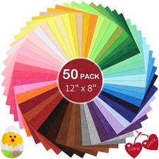 Assorted Stiff Felt Sheets for