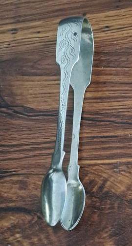 Antique epns swirl - swirl, engraved