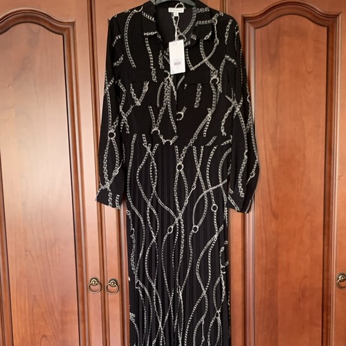 Warehouse black white chain - black, &
