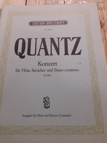 Quantz concert major for - concert, g