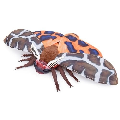 Round tiger moth plush toy - round,