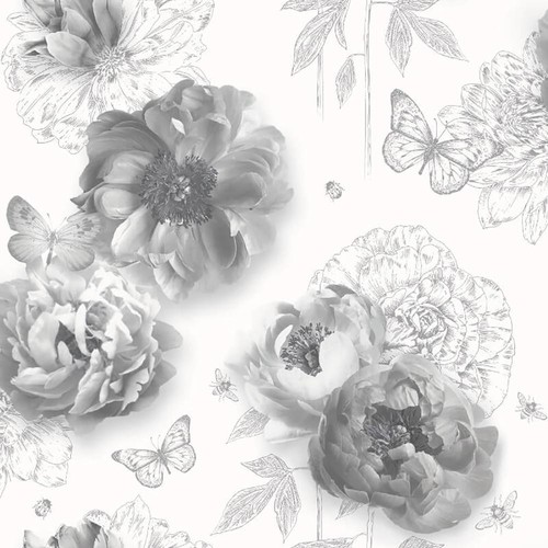 Arthouse flower garden mono - flower,