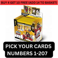 MATCH ATTAX 24/25 - TOPPS Trading Cards 2025 - Base Set #001 - #207