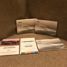 2018 Chevrolet Traverse Owners Manual w/ MyLink System Navigation bk + more