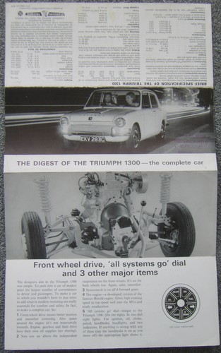 Triumph 1300 fwd - original, uk