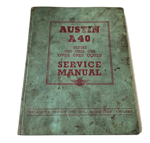 Austin a40 service manual - a40,
