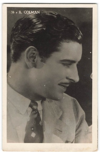 Ronald colman profile portrait - ronald,