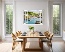 Canvas Print Port Isaac