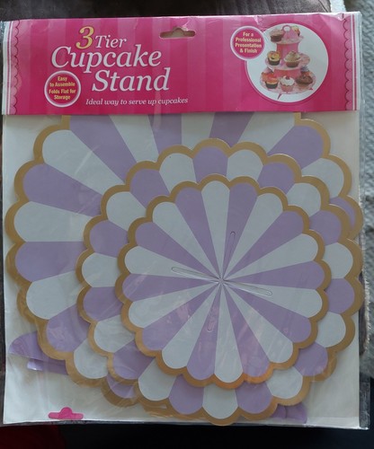 Tier cardboard cupcake stand - tier,