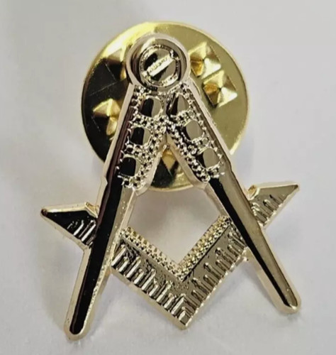 Freemason lapel pin square - freemason,