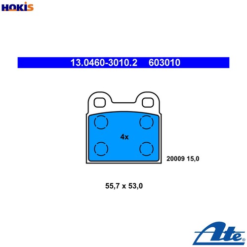 Brake pad set - brake,