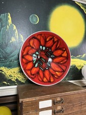 Vintage Mid Century Poole Pottery Delphis, 26.5cm Size 4 Large Fruit Bowl