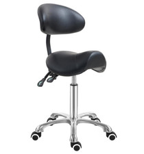Antlu Saddle Stool Chair with Back Support Ergonomic Esthetician Stool Chair NEW