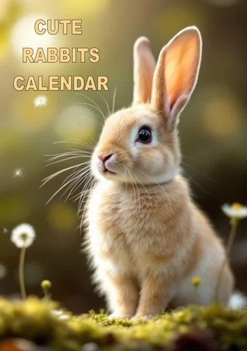 Cute rabbits calendar 2027 a4 - cute,
