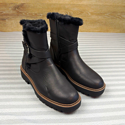Soleflex black womens boots
