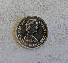 1952-1977 Bailiwick of Jersey Twenty Five Pence Queen Elizabeth the Second