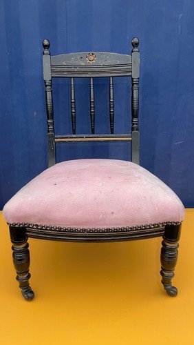 Victorian carved back nursing
