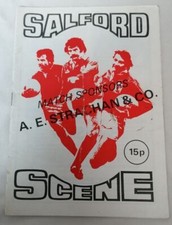 PROGRAMME - Rugby League Salford V Castleford Sunday 4th December 1977