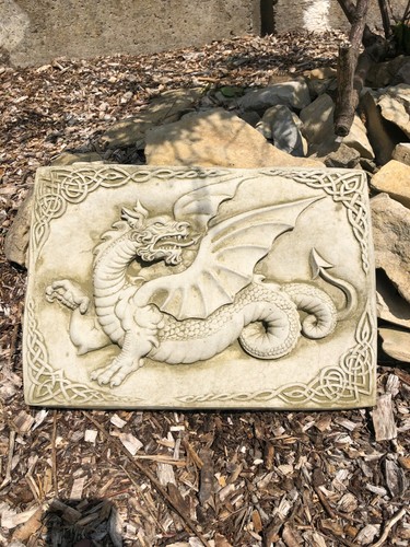 Celtic welsh dragon plaque - welsh,