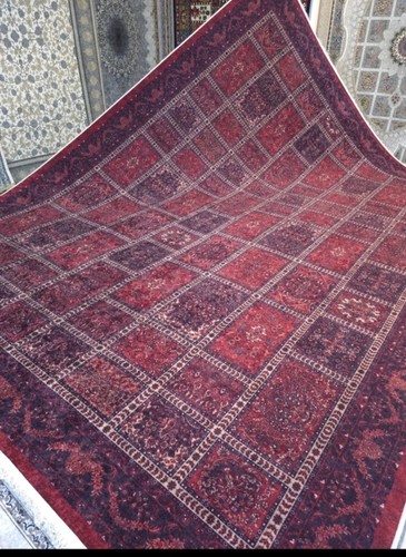 Red burgundy black oriental - red,