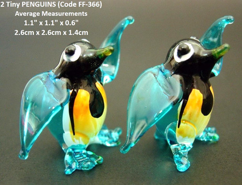 Miniature glass penguins - 2,