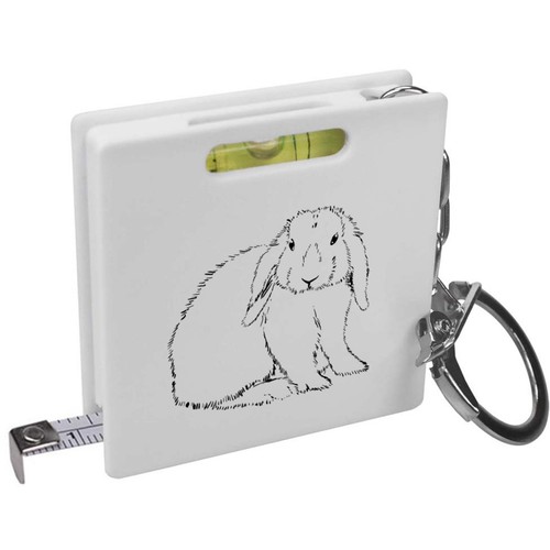 Lop eared rabbit keyring - 'lop-eared,