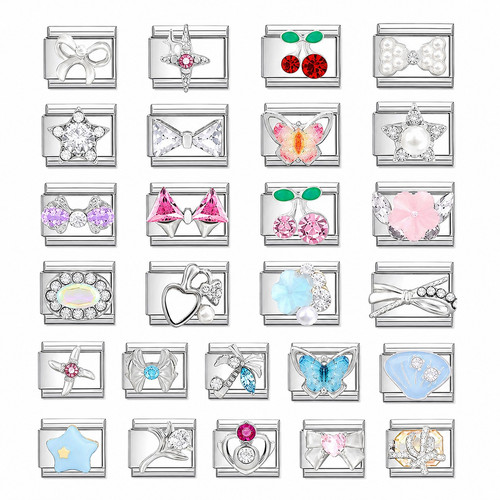Zircon italian charms fits - ,