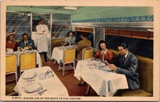 Fred Harvey Dining Car Santa