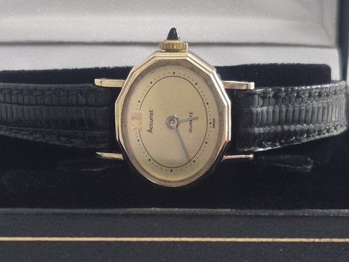 9ct gold accurist ladies - 9ct,