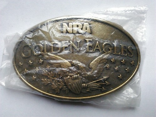 Golden eagles belt buckle - golden,