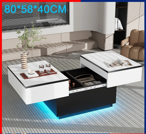High gloss led coffee - gloss, table