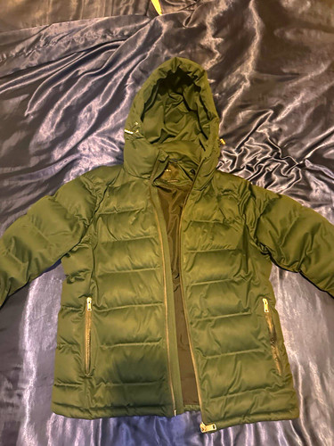 Zara men green hooded - zara,