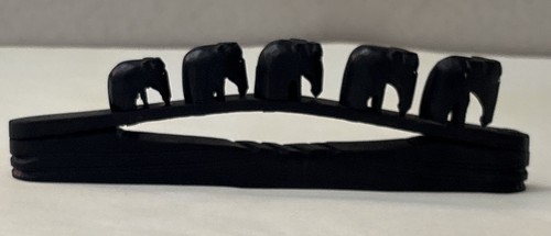 Vintage hand carved ebony wood - hand,