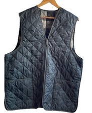 Barbour Quilted Waistcoat Zip In Liner Size 44