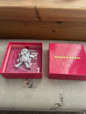 Butler & Wilson Rhinestone Encrusted Dog Keyring / Handbag Charm BNIB