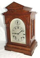 MASSIVE Antique LENZKIRCH Walnut TING TANG Bracket Mantel Clock : SERVICED