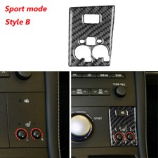 Carbon Fiber Interior Sport Mode Panel Cover Trim For Lexus CT200h 2011 Style B